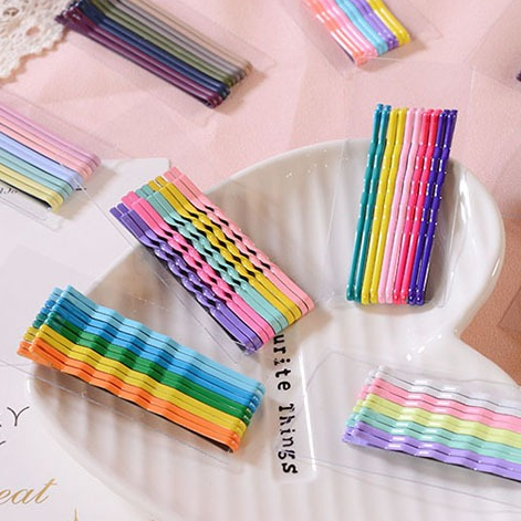ส่งทันที💕 กิ๊บติดผมแฟชั่น 1แพ็ค=10ชิ้น กิ๊บแฟชั่น Y2K สีสันสดใส ถูกที่สุดแน่นอน