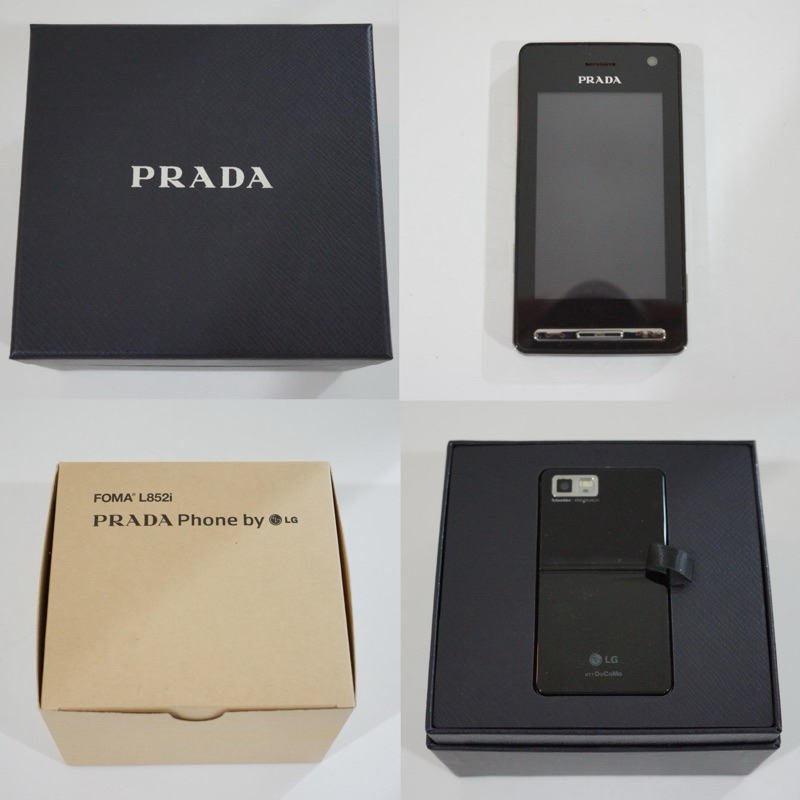 มือถือ FOMA L852i PRADA Phone by LG (มือสอง อุปกรณ์แน่น) เครื่องญี่ปุ่นซิมล็อค ของหายากมากกกก สะสม