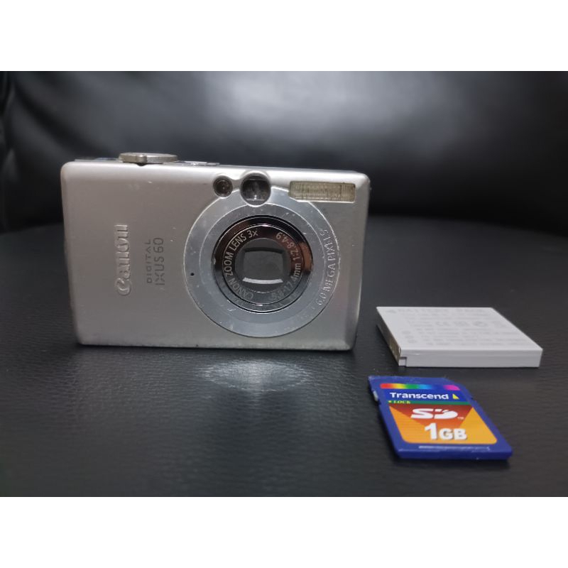 Canon IXUS 60 / IXY 70 (Made in Japan)                                        กล้องมือสองสภาพสวย พร้อมแบตเตอรี่, SD Card