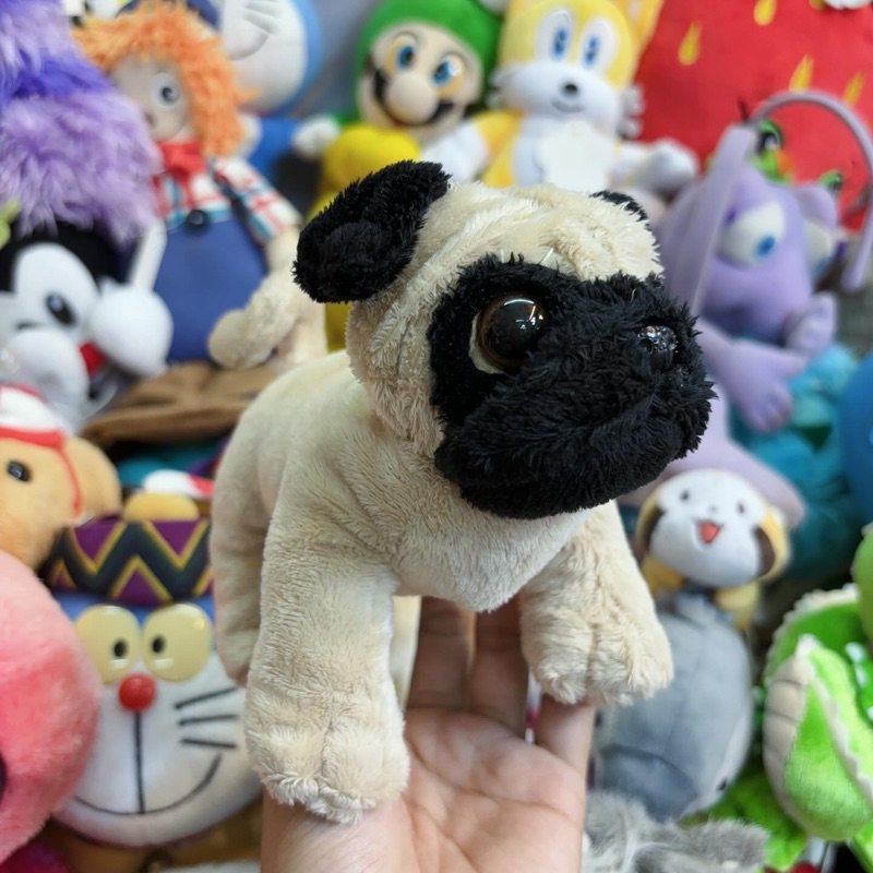 ตุ๊กตาหมาปั๊ก ตุ๊กตาหมาเหมื่อนจริง Pug Dog Plush / Ganz