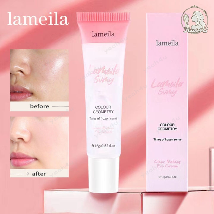 lameila ไพรเมอร์เนื้อใส ไพรเมอร์เนื้อเจล ไพรเมอร์ ไพรเมอร์ปกปิด ไพรเมอร์เบลอรูขุมขน ควบคุมความมัน ลงก่อนแต่งหน้า