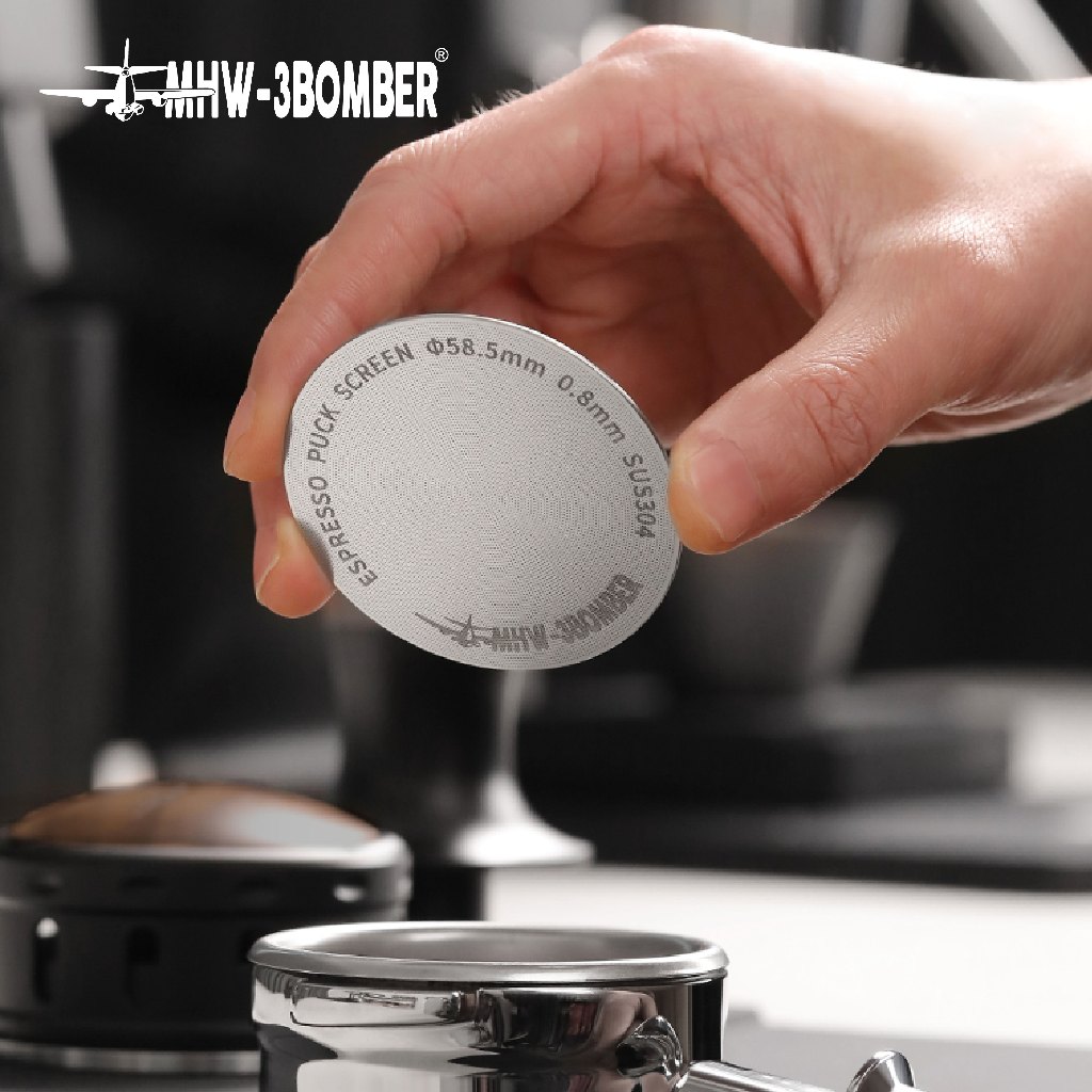 MHW-3BOMBER Espresso Puck Screen / Filter Screen แผ่นกระจายน้ำ ขนาด  51, 53 และ 58.5 mm