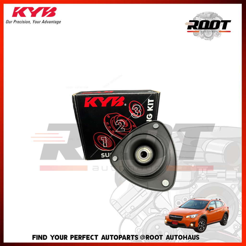 KYB เบ้าโช้คหน้า 3 สกรู SUBARU XV WRX AG FORESTER SG ปี 12-17 เบอร์ SM7235
