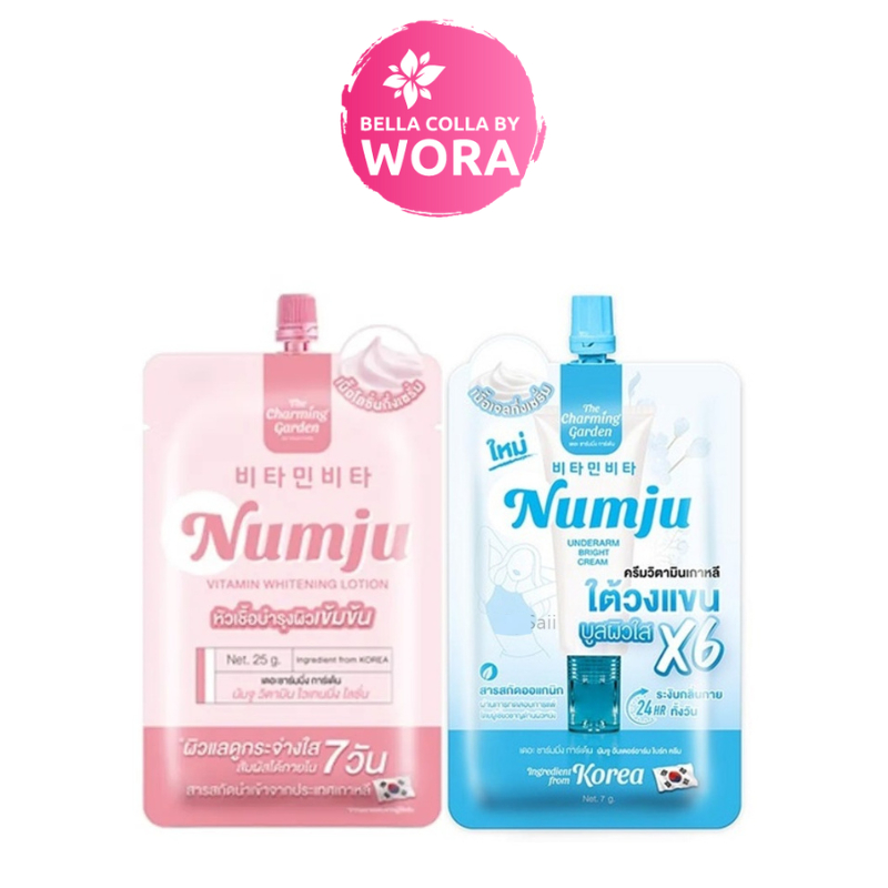 Numju Vitamin Whitening Lotion นัมจู วิตามิน ไวท์เทนนิ่ง โลชั่น [แบบซอง] [1 ซอง]