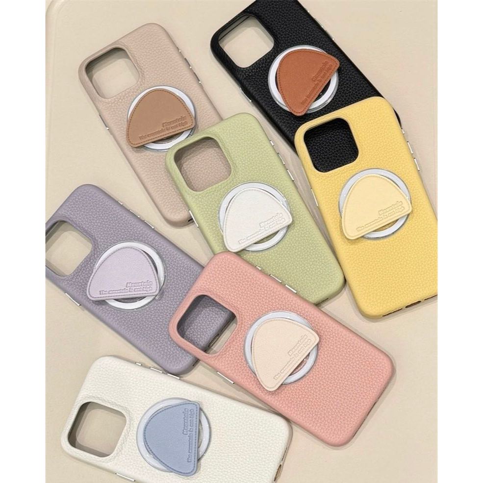 (15) พร้อมส่งในไทย เคสโทรศัพท์ งานหนังmag+ไอริง PC074