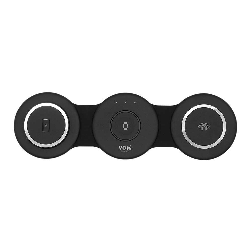 WIRELESS CHARGER (เครื่องชาร์จไร้สาย) VOX 3 IN 1 FOLDABLE WIRELESS (F5FOD-VX02-W313) FOR APPLE