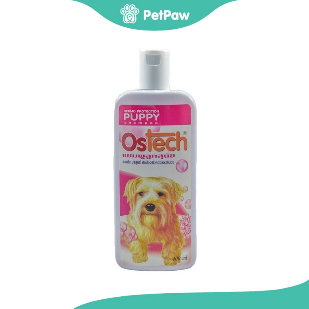 Ostech ออสเทคแชมพู สูตร ลูกสุนัข 400 ml.