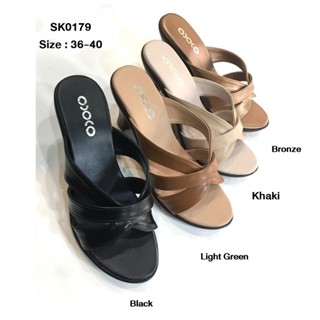 prettycomfort รองเท้าแตะเพื่อสุขภาพ แฟชั่น หน้าสวม ส้นส้นสูง…