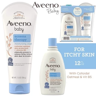 ล๊อตใหม่ พร้อมส่ง 🇺🇸 Aveeno Baby Eczema Therapy Moisturizing Cream ครีมบำรุงผิวเด็ก สำหรับผิวแพ้ มีผด แห้งและคัน