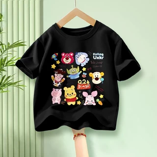 H801เสื้อเด็กแขนสั้งผ้านุ่มใสสบายฯ ลายLABUBUสวยแฟชั่งได้ทั้งเด็กชายและเด็กหญิง**ปลีก-ส่ง