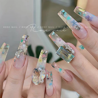 สติกเกอร์ตกแต่งเล็บ สติกเกอร์ติดเล็บ มีหลายลายให้เลือก