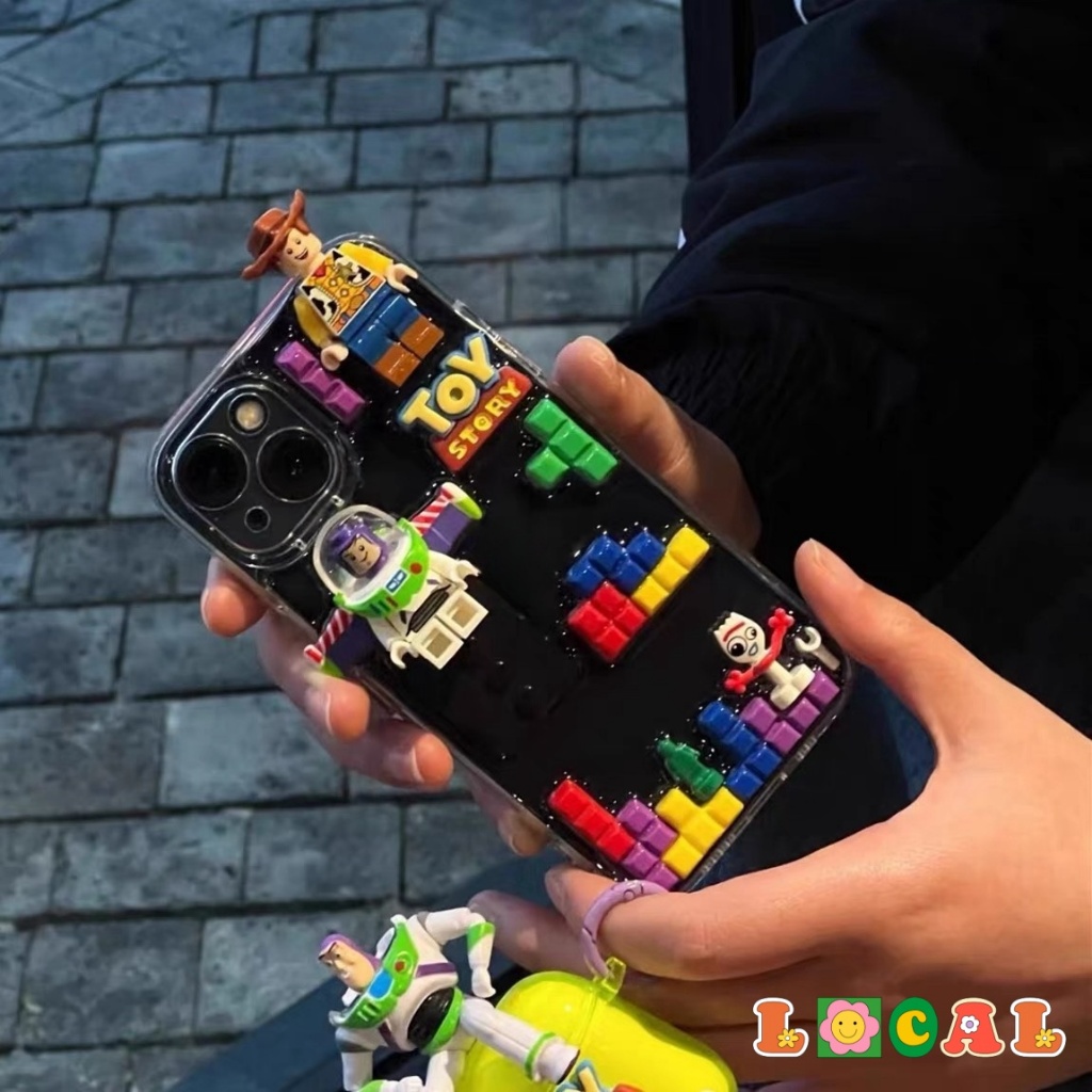 พร้อมส่งในไทย เคสกันกระแทก สำหรับ iPhone 11/12/13/14/15 Pro Max Toy Story ทอย สตอรี่ ซองใส่โทรศัพท์ เคส สำหรับ ไอโฟน