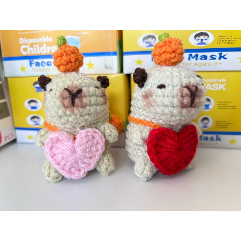 คาบิบาร่า พวงกุญแจไหมพรม✨ - รูปที่ 6