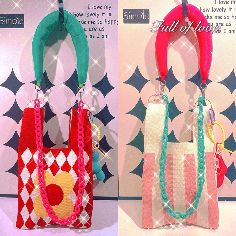 สายโซ่ยาว แบบเปลี่ยน สําหรับคล้องกระเป๋าสะพายไหล่ DIY