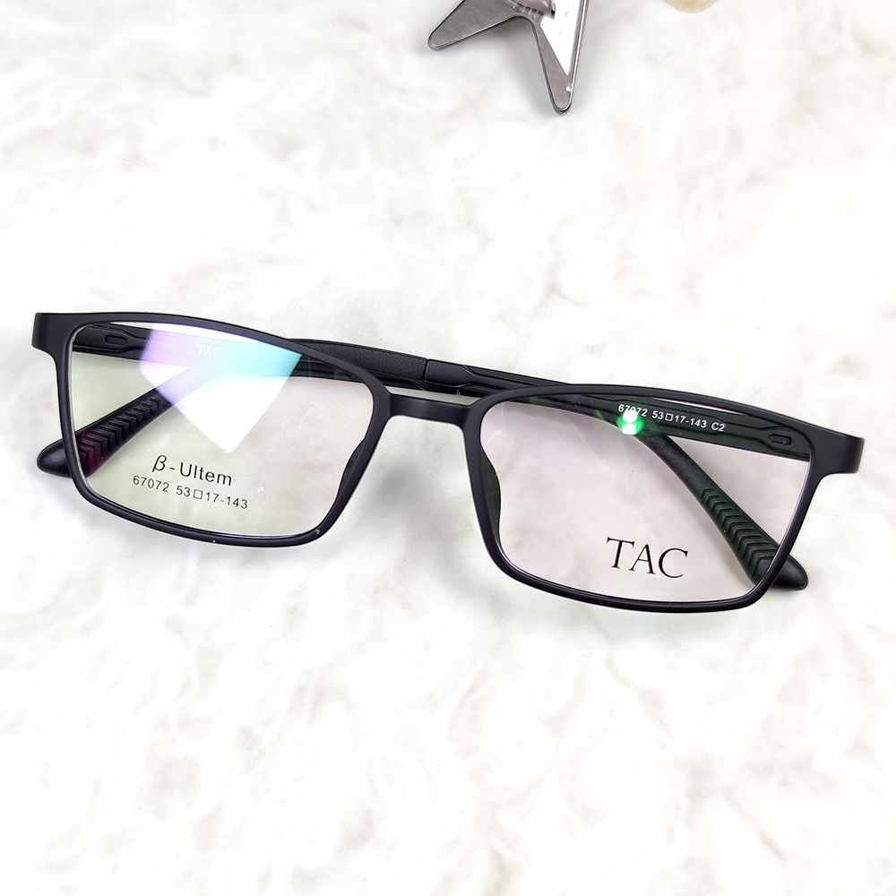 กรอบ พร้อม ตัดเลนส์สายตา แว่นตา TAC รุ่น 67072 by ULTEM น้ำหนักเบา ใส่สบาย ทนทาน นั่งทับได้