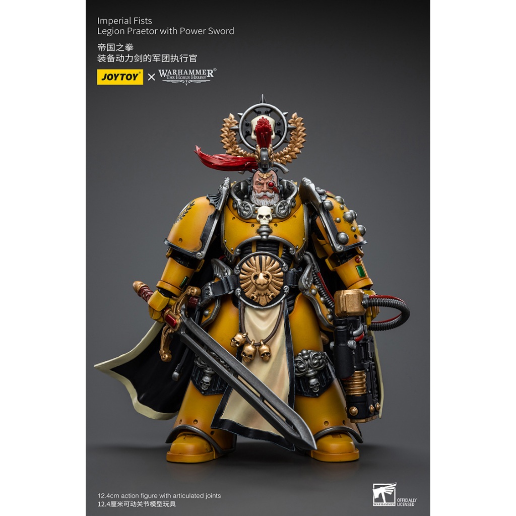 (JOYTOY) Imperial Fists Legion Praetor With Power Sword JT9138