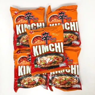 ชินรามยอน บะหมี่กึ่งสำเร็จรูป รสกิมจิ 1 แพ็ค 5 ห่อ Shin Ramen KIMCHI 신라면