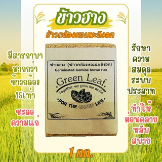 ข้าวกล้องหอมมะลิงอก ข้าวฮาง Green leaf ข้าวเพื่อสุขภาพ 1 กิโลกรัม