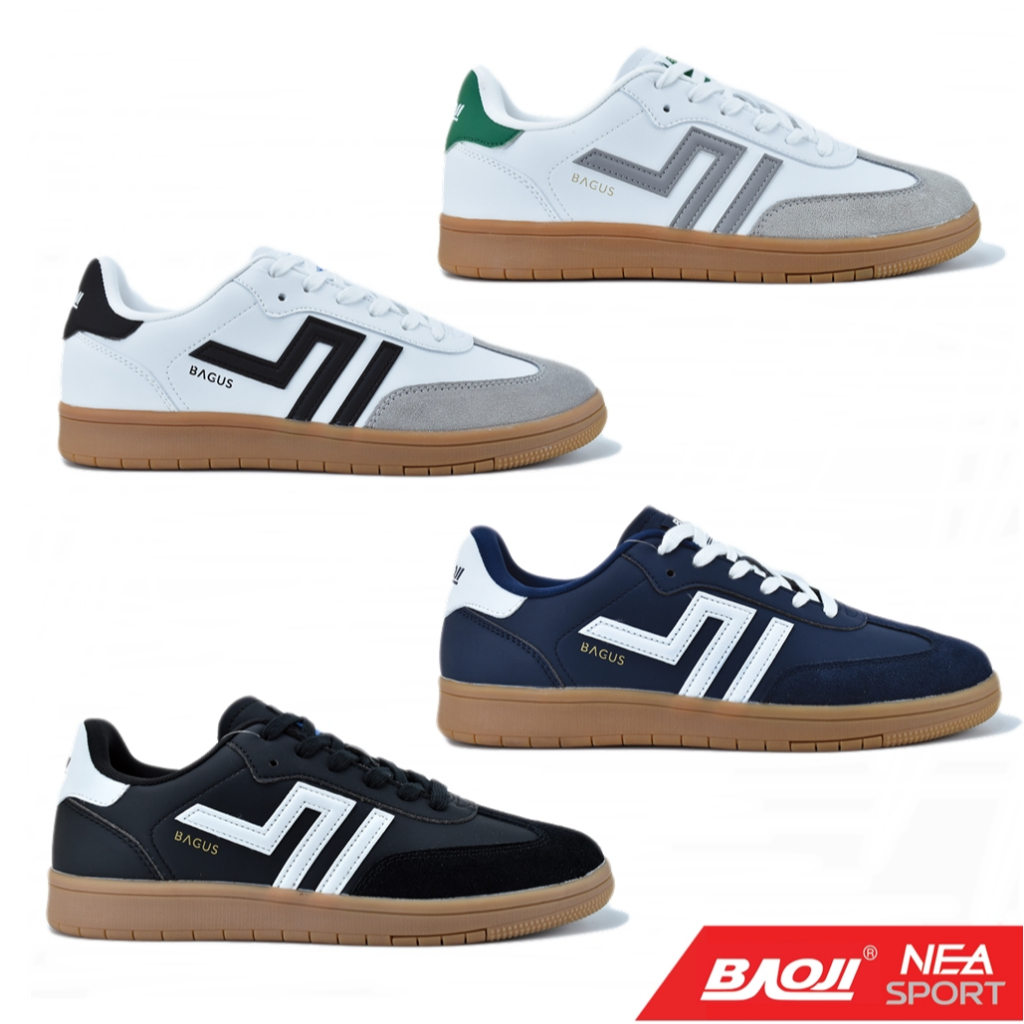 [ลด30% เก็บโค้ด 2509FASHDD] Baoji 861 Classic Gum Court Style รองเท้าผ้าใบ ผู้ชาย บาโอจิ แท้