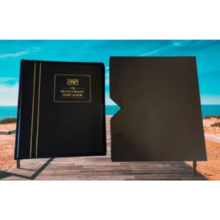 AAP - สมุดเก็บสะสมแสตมป์ ( ปกหนัง ปกเปล่าพร้อมกล่องแข็ง ไม่มีแผ่นใน ) - อัลบั้ม สมุดเก็บแสตมป์ สมุดสะสมแสตมป์