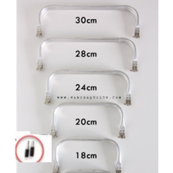 ปากลวดอลูมิเนียม โครงกระเป๋า ทรงเหลี่ยม (ALUMINUM) สำหรับทำกระเป๋า มีหลายขนาด ไม่ขึ้นสนิม (ขายเป็นคู่)