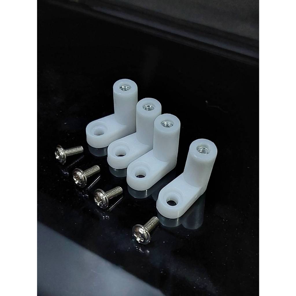 ขายึดแผ่นPCBพร้อมน็อตM2.5และM3ขายึดอุปกรณ์อิเล็กทรอนิกส์เป็นพลาสติกแข็งแรงมีน็อตยึดชิ้นงานแถมให้1ชุดมี4ตัว - รูปที่ 3