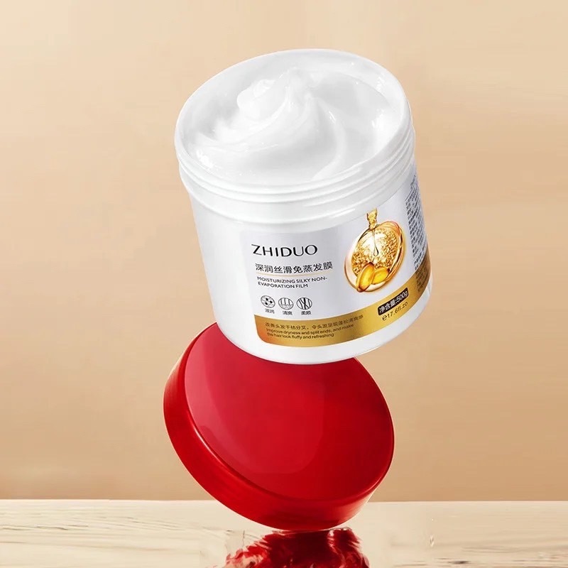 F160 ZHIDUO เคราตินหมักผม ฝาแดง บำรุงผมเสีย ให้เงางาม เนียนนุ่ม ผมมีน้ำหนัก 500g