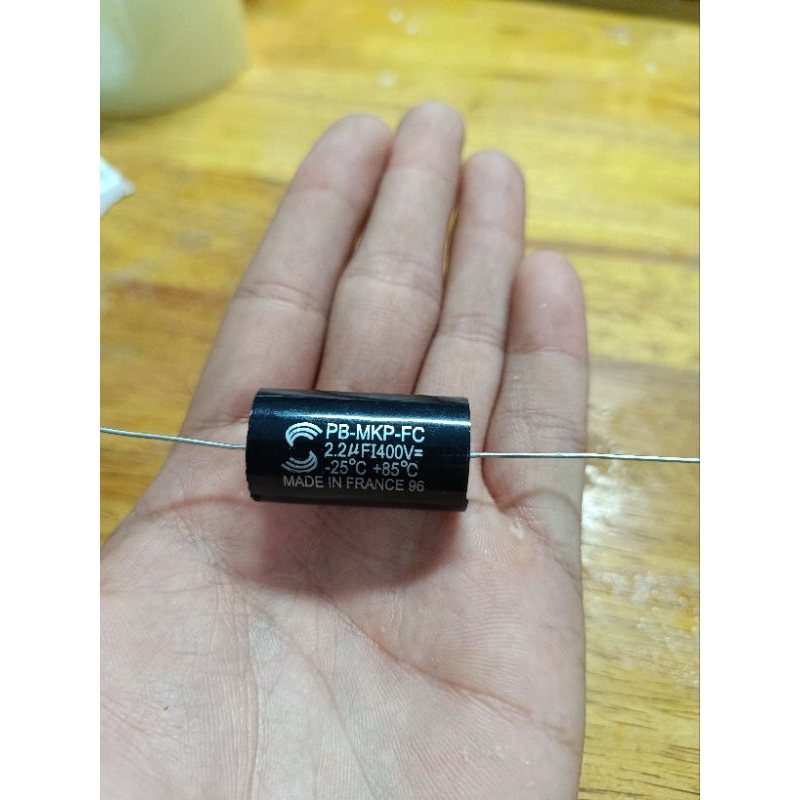 คาปาซิเตอร์ 2.2uf/400V C คร่อมลำโพง Cเน็ตเวิร์คลำโพง