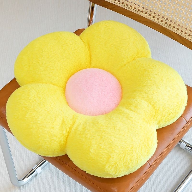 พร้อมส่ง หมอนอิงเก้าอี้ หมอนอิงโซฟา แบบนิ่มลายดอกไม้ สําหรับตกแต่งบ้าน เบาะชุดดอกไม้ หมอนอิงดอกไม้ นุ่ม เรียบเนียน35CM
