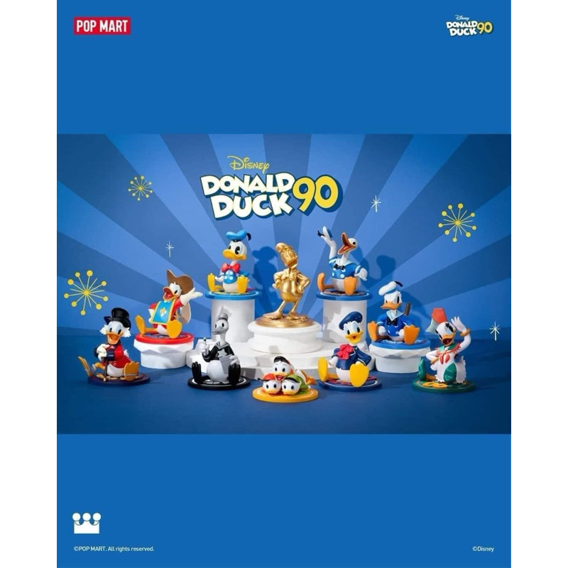 Popmart Disney donald duck 90th anniversary series figure