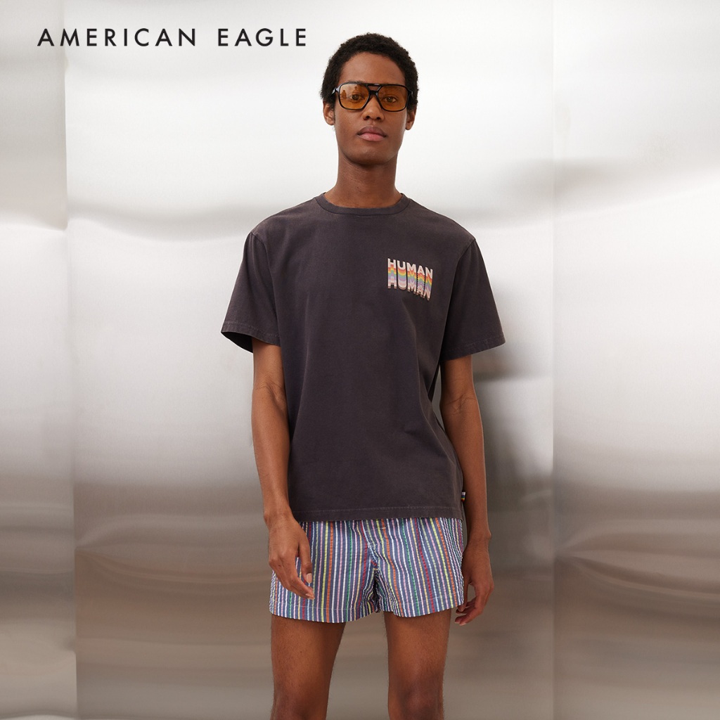 American Eagle Pride Graphic T-Shirt เสื้อยืด ผู้ชาย กราฟฟิค (EMTS 017-3908-001)