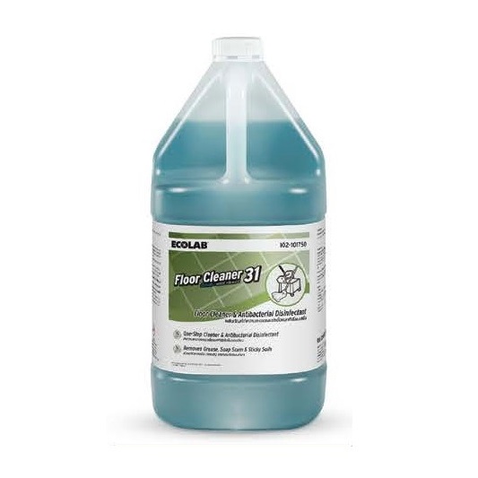 Ecolab Floor Cleaner 31 (ทำความสะอาดและฆ่าเชื้อแบคทีเรียบนพื้น)