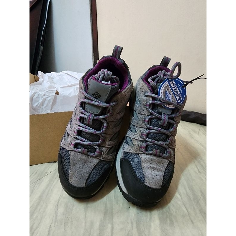 รองเท้า #hiking #columbia มือ 2 #waterproof ไซส์ 6 รุ่น BL5372 ของแท้