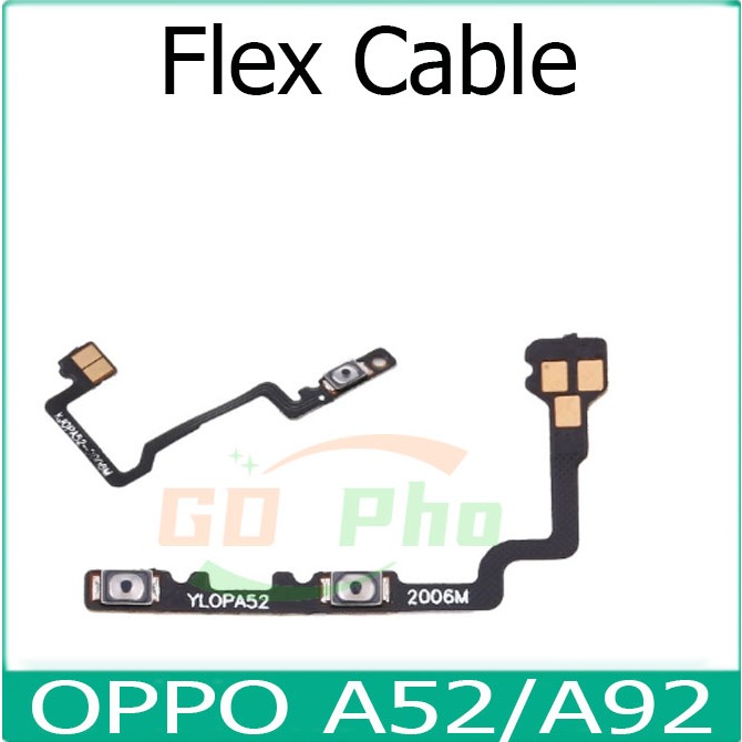 แพรสวิตช์ OPPO A52/A92 switching สวิทช์เปิดปิดและปุ่มปรับระดับเสียง flex cable for A52/A92 flex cable