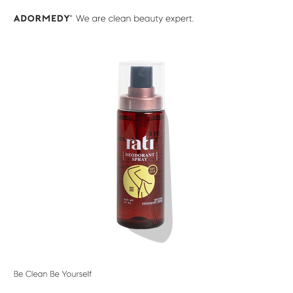 รติ สเปรย์ระงับกลิ่นกายจากสารส้มสูตรธรรมชาติ rati Natural Deodorant Spray