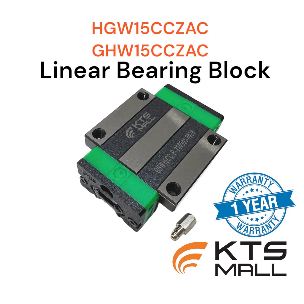HGW15CC Linear Carriage Block สำหรับรางสไลด์ HGR15