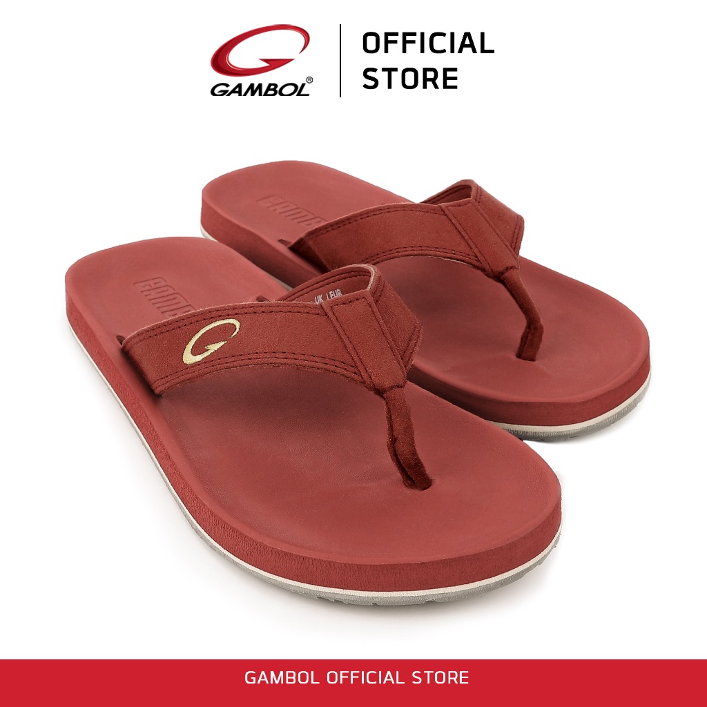GAMBOL แกมโบล COZY รองเท้าแตะหนีบชายหญิง (โทนสว่าง) รุ่น GM11220 / GW11220 Size 36-46