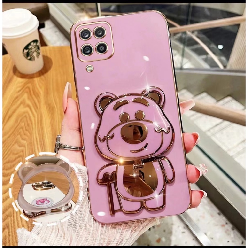 เคส หมีล็อตโซ่ สำหรับรุ่น Oppo reno8T a78 a58 a17/a17k reno7z/8z
