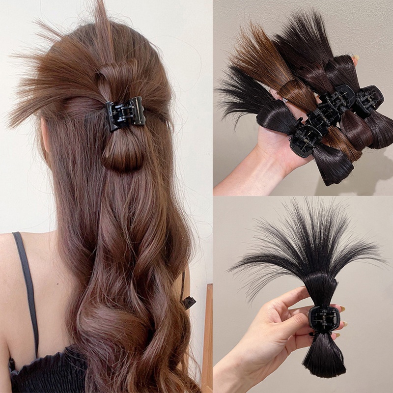 กิ๊บติดผมหางม้า กิ๊บเสกผมหนา รูปขนไก่ แฟชั่น สําหรับผู้หญิง - รูปที่ 6