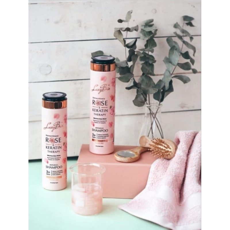 แชมพูกุหลาบเคราติน LuxyBio 300ml จากตุรกี