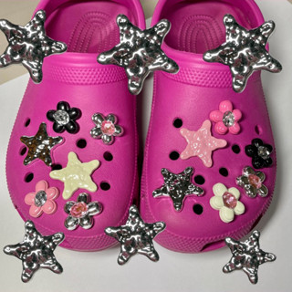 Metallic tones Jibbitz 🍳🍴🤸🏻‍♀️: หมุดติดรองเท้า - 0008