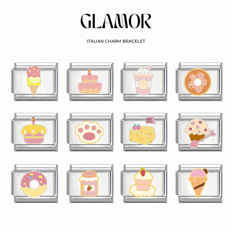 ชาร์ม กำไล Italian Charm Bracelet