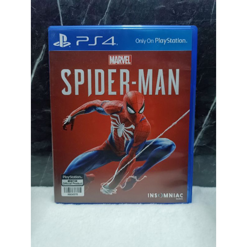 mavel spiderman ps4 แผ่นแท้สภาพดี