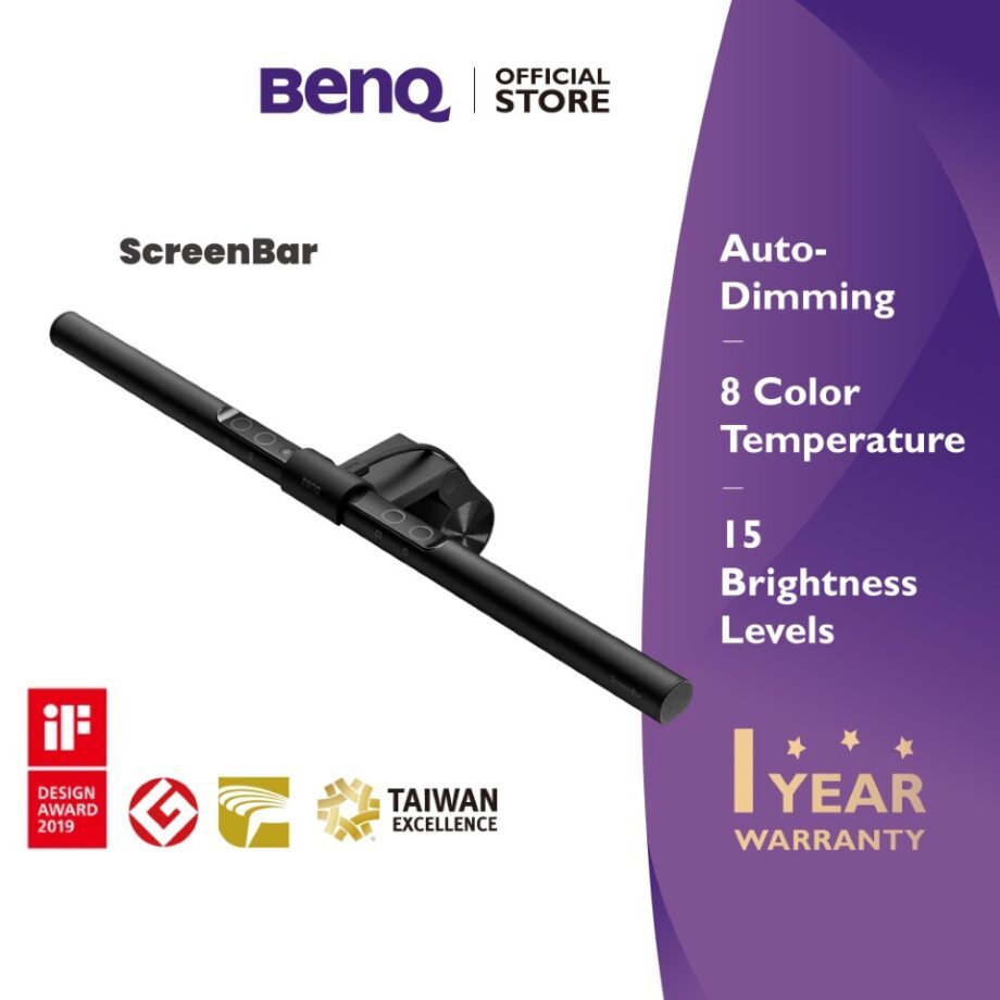 BenQ ScreenBar Monitor Light โคมไฟ LED แขวนหน้าจอคอม ปรับระดับแสงได้