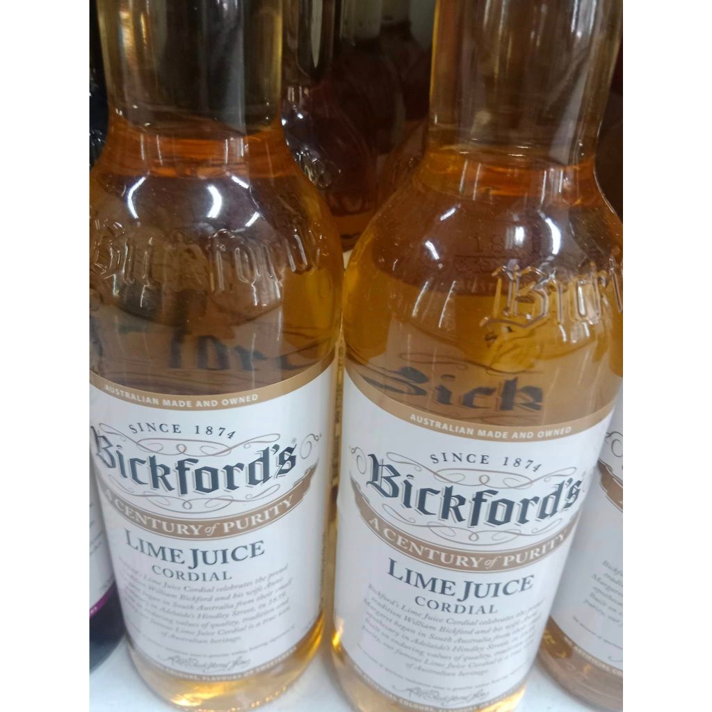 BICKFORDS Premium Australian Lime Fruit Juice Syrup 750ml