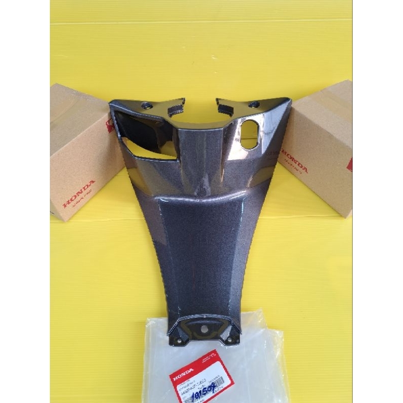 คอนโซนกลางครอบรูกุญแจเวฟ125iled2023สีเทาเข้มด้านแท้เบิกศูนย์Honda. 64320- K3F-T00ZJ