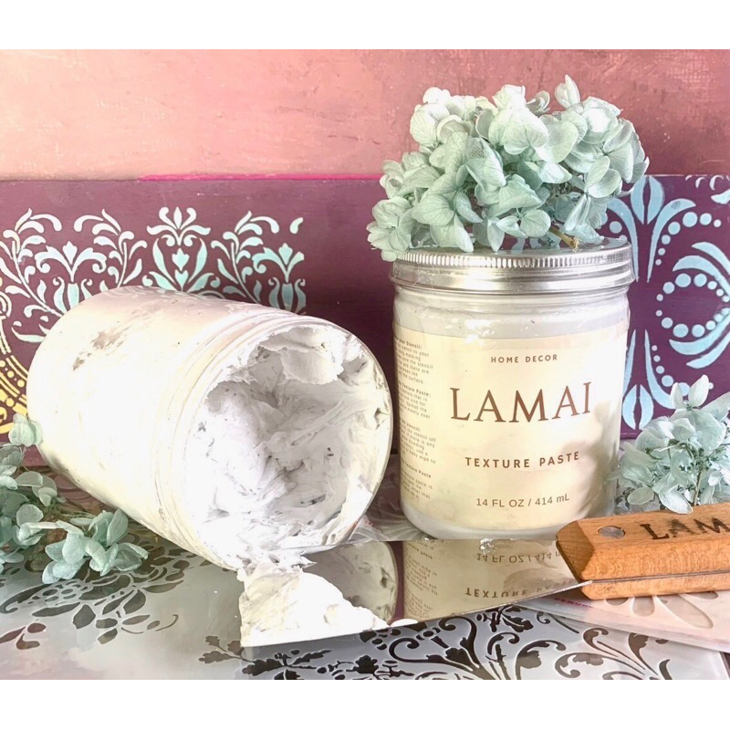 Texture paste สื่อสร้างลวดลาย 3D สีขาว