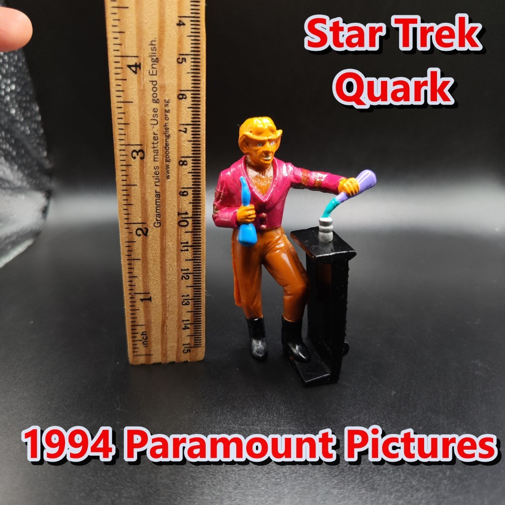 Vintage 1994 STAR TREK Quark 3.5" Figure Paramount Pictures Hamilton RARE