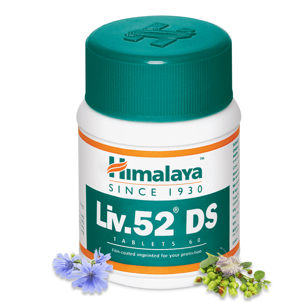 Himalaya Liv.52 DS (ของแท้ 100%) วิตามินบำรุงตับ DETOX ตับสูตรเข้มข้น ขนาด 60 เม็ด ขายดีที่สุด