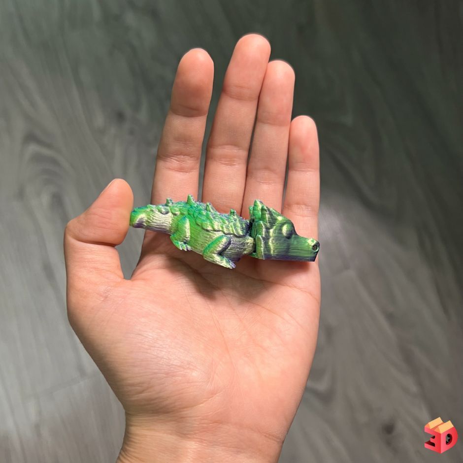 มังกรทารกหัว ดุ้กดิ้กๆ คล้องจมูกเป็นพวงกุญแจได้ baby dragon